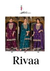 Rivaa By Eba Chinon Embroidery Ladies Readymade Suits Wholesale Market In Surat
